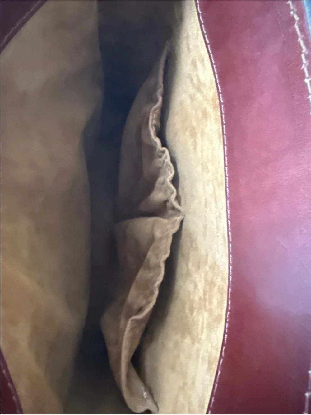 Patricia Nash Deep Chestnut Leather Shoulder Bag